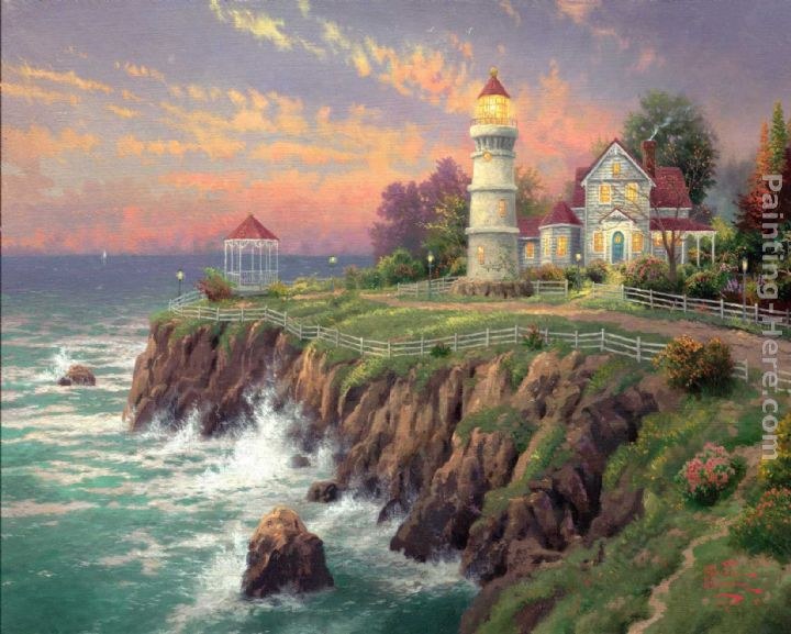 Thomas Kinkade Victorian Light